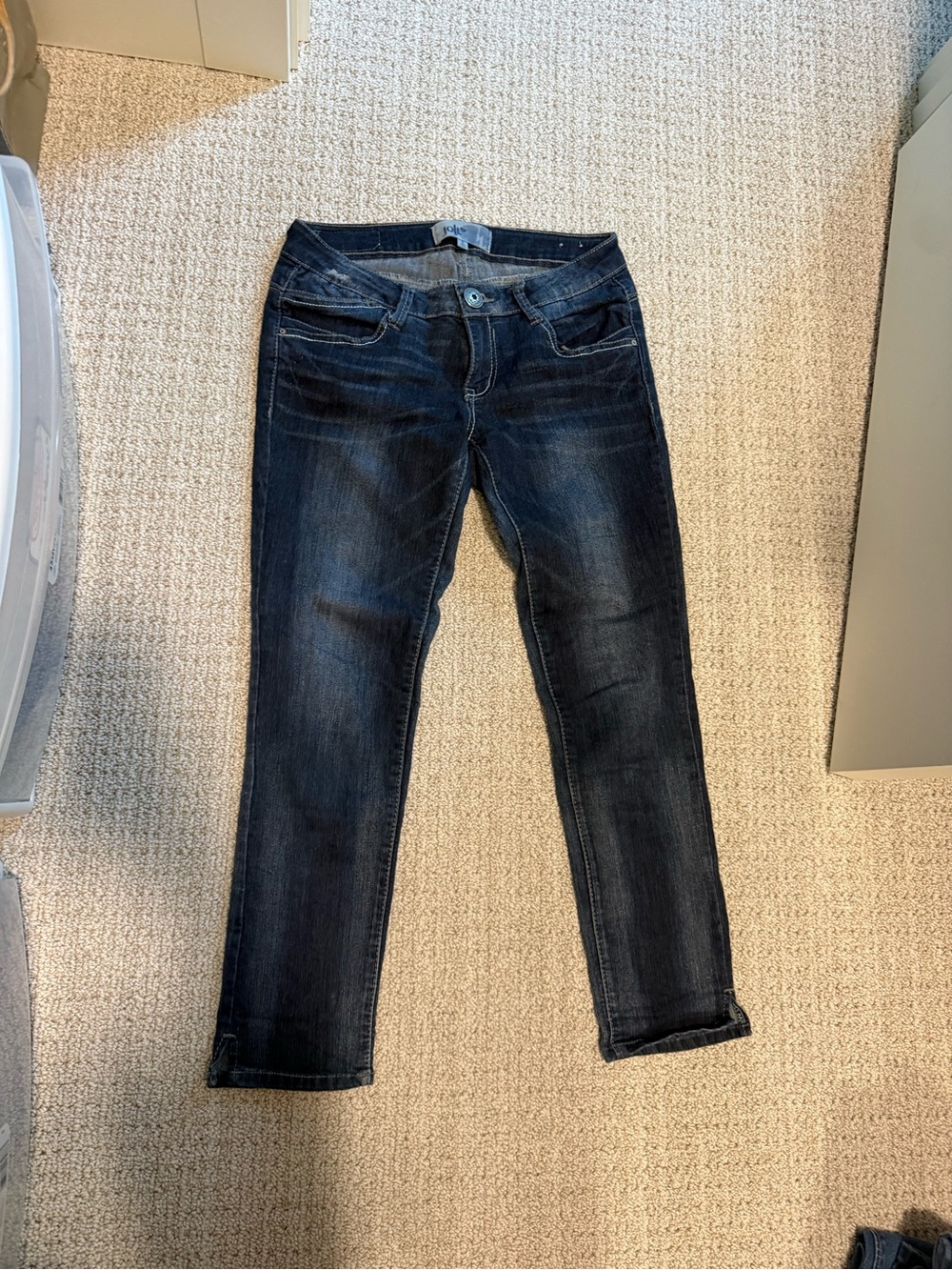 Jolt Dark Indigo Skinny Jeans for Women - Washed Navy